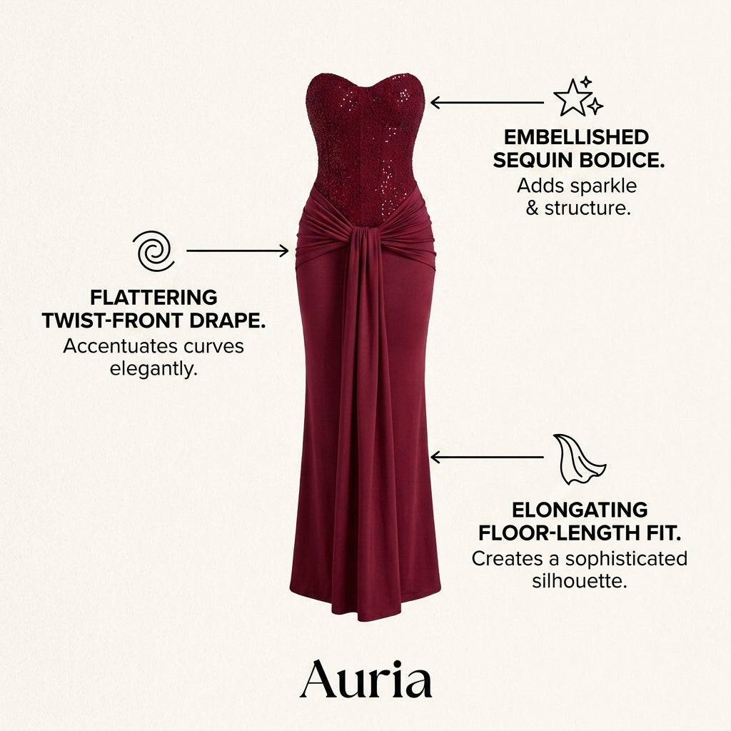 Auria Twist Gown - Image 4