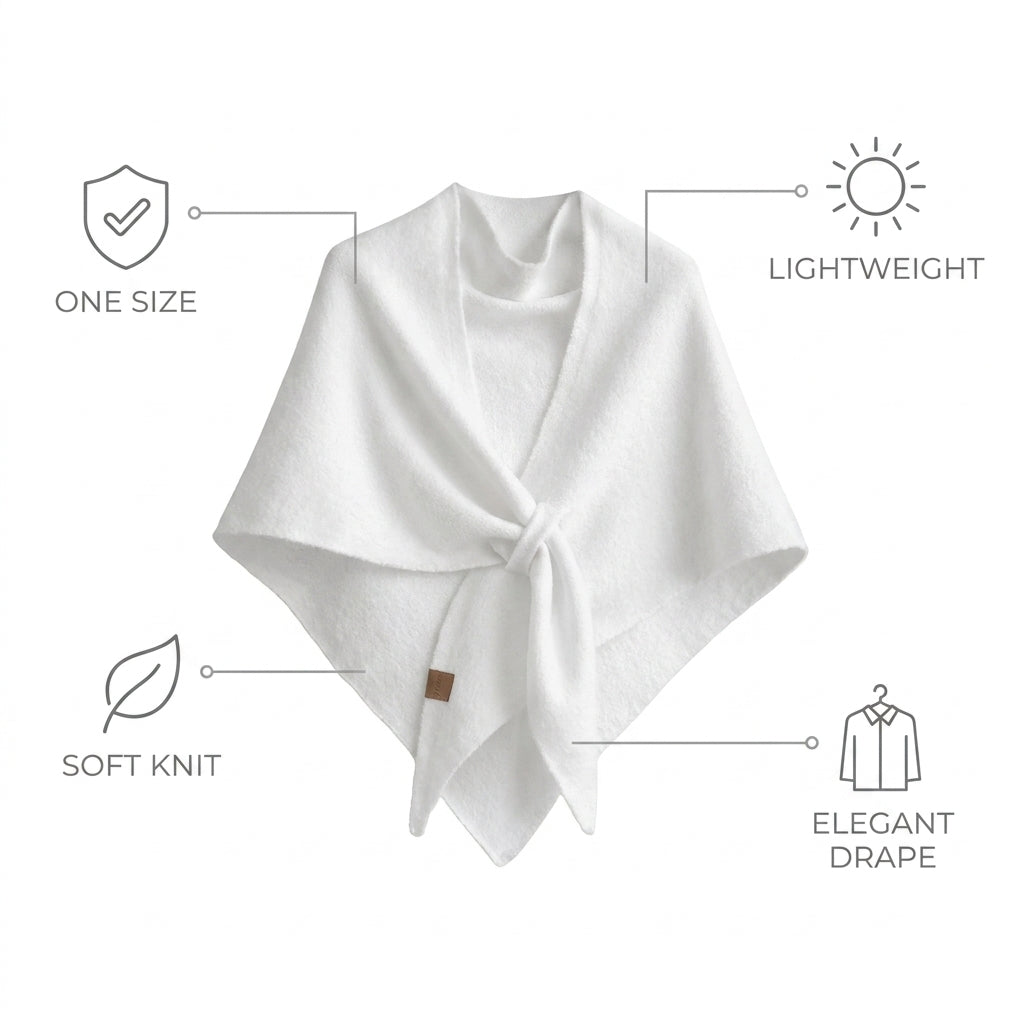 Elegant Occasion Shawl-Cape - Image 6